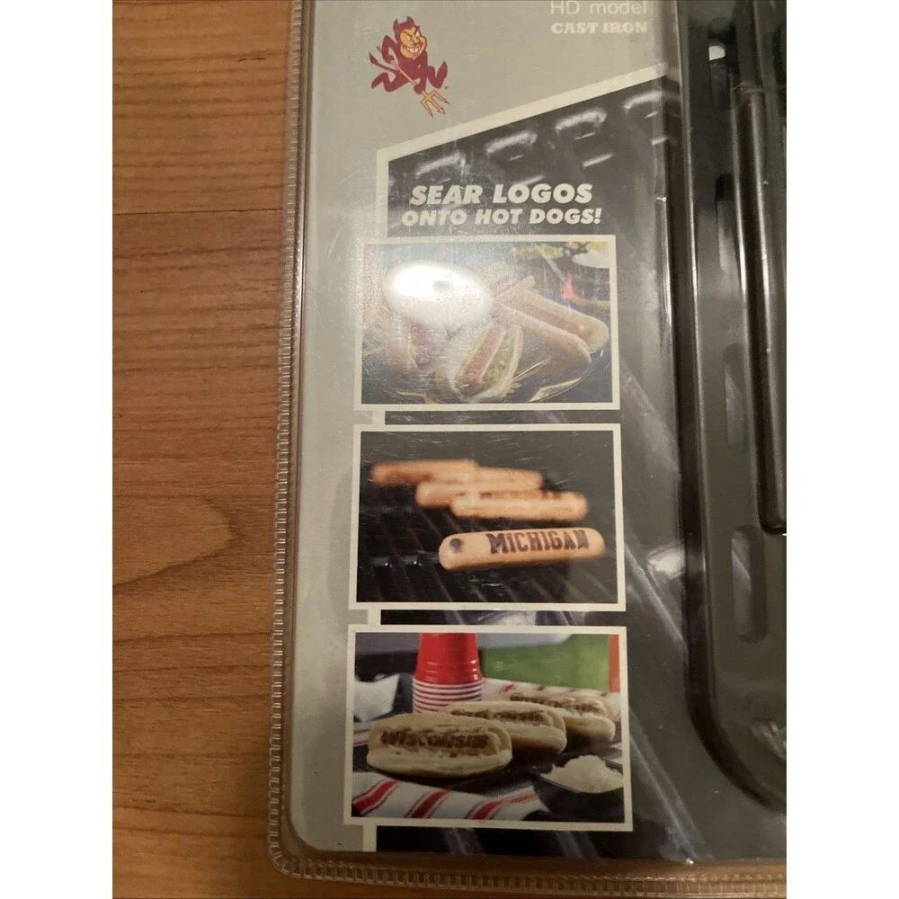 Designcast Grill Topper Arizona State Sun Devils HD Hot Dog Cast Iron Grill/Rack
